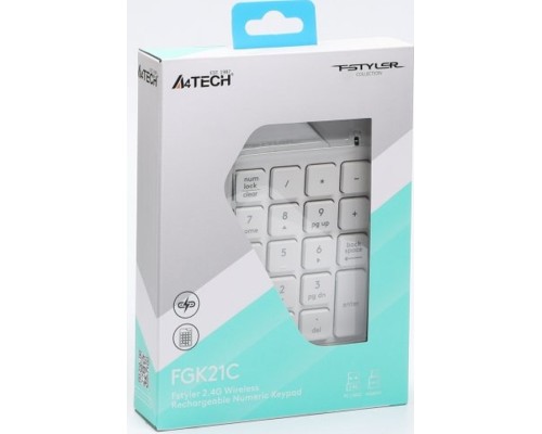 Клавіатура A4Tech FGK21C Wireless White (4711421994057)