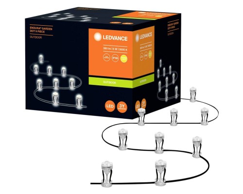 Світильник LEDVANCE ENDURA GARDEN DOT 9P 6W TP (4058075478411)