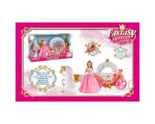 Ігровий набір Mountainking Princess з каретою (6337460)
