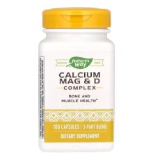 Вітамін Nature's Way Комплекс кальцій, магній та вітамін D, Calcium Mag & D Complex, 100 к (NWY-41420)
