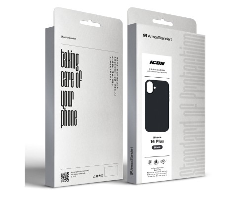 Чохол до мобільного телефона Armorstandart ICON2 Case Apple iPhone 16 Plus Black (ARM78623)
