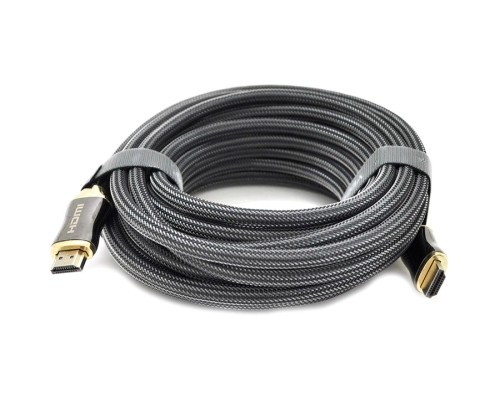 Кабель мультимедійний HDMI to HDMI 15.0m v2,0, OD-8.0mm 2K * 4K VEGGIEG (YT-HDMI(M)/(M)HX-15)