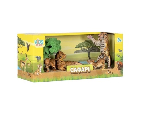 Фігурка Kids Team набір Сафарі родина Тигрів (Q9899-C18_1)