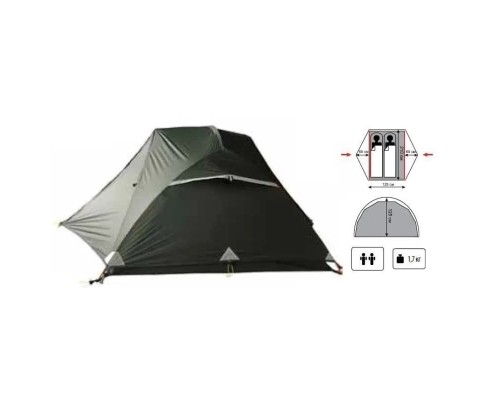 Намет Tramp Cloud 2 Si Red (TRT-092-red)