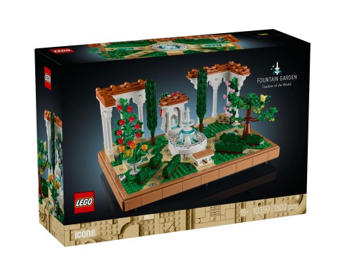 Конструктор LEGO Icons Сад фонтанів (10359)