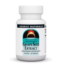 Вітамінно-мінеральний комплекс Source Naturals Екстракт виноградних кісточок, 100 мг, Grape Seed Extract, Proanthodyn (SN0990)