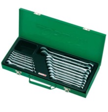 Ключ Toptul ріжково-накидний 16 шт. 6-24мм (кейс) (GAAD1602)
