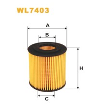 Фільтр масляний Wixfiltron WL7403