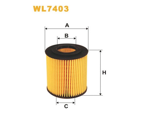 Фільтр масляний Wixfiltron WL7403