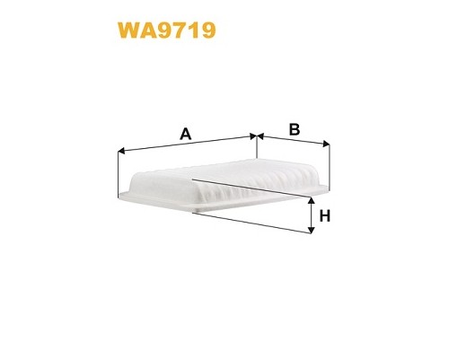 Повітряний фільтр для автомобіля Wixfiltron WA9719