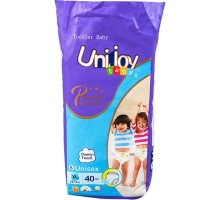 Підгузки Unijoy baby Premium XL 5 (12-17 кг) 40 шт (6973920542452)
