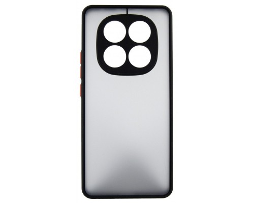 Чохол до мобільного телефона Dengos Kit Xiaomi Redmi Note 14 Pro case Matte + glass (Black) (DG-KM-128)