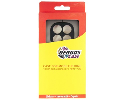 Чохол до мобільного телефона Dengos Kit Xiaomi Redmi Note 14 Pro case Matte + glass (Black) (DG-KM-128)