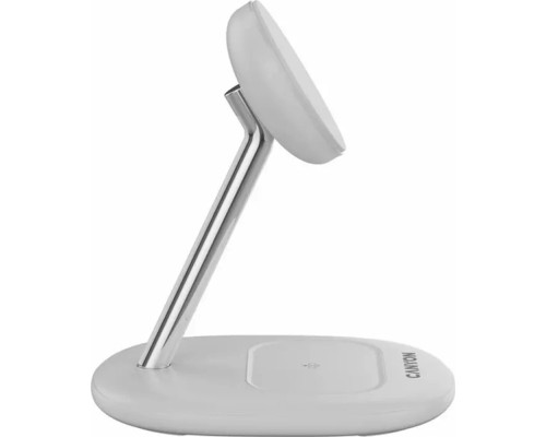 Зарядний пристрій Canyon wireless charger WCS-205 15W Qi2 2in1 White (CNS-WCS205W)
