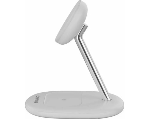 Зарядний пристрій Canyon wireless charger WCS-205 15W Qi2 2in1 White (CNS-WCS205W)