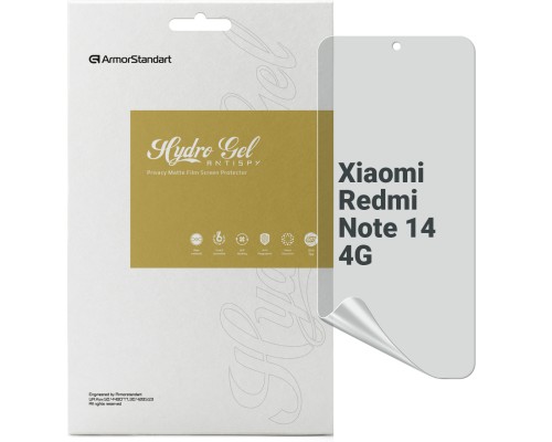Плівка захисна Armorstandart Anti-spy Xiaomi Redmi Note 14 4G (ARM79667)