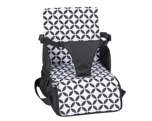 Стілець для годування FreeON портативний Fold and Go Black/white (48709)