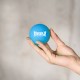 Масажний м'яч PowerPlay PP-4354 Silicone Lacrosse Ball (6.3см) Синій (PP-4354_Blue)