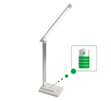 Настільна лампа Євросвітло LED акумуляторна Ridy-10-2-PWR 10 Вт біла