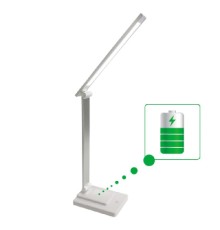 Настільна лампа Євросвітло LED акумуляторна Ridy-10-2-PWR 10 Вт біла