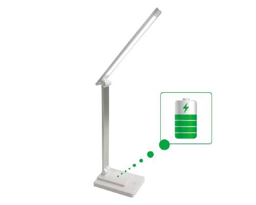 Настільна лампа Євросвітло LED акумуляторна Ridy-10-2-PWR 10 Вт біла