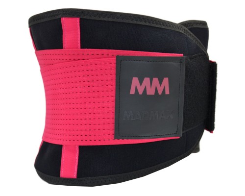 Пояс компресійний MadMax MFA-277 Slimming belt Black/rubine red L (MFA-277-RED_L)