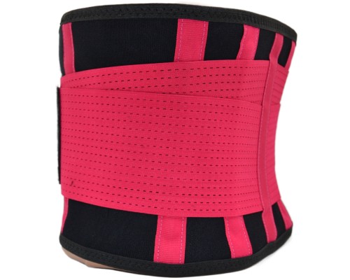 Пояс компресійний MadMax MFA-277 Slimming belt Black/rubine red L (MFA-277-RED_L)