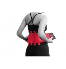 Пояс компресійний MadMax MFA-277 Slimming belt Black/rubine red L (MFA-277-RED_L)