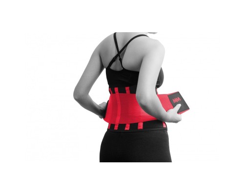 Пояс компресійний MadMax MFA-277 Slimming belt Black/rubine red L (MFA-277-RED_L)
