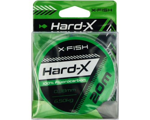 Флюорокарбон X-Fish Hard-X 20m (clear) 0.38mm 6.50kg (1917.03.87)