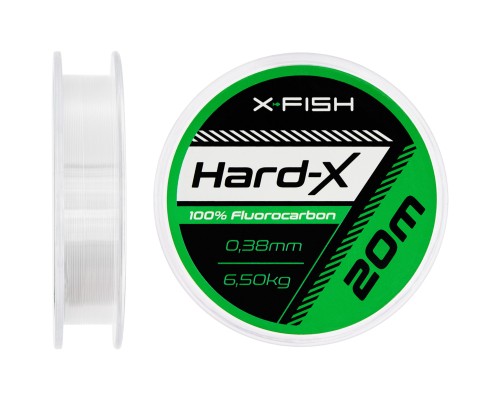 Флюорокарбон X-Fish Hard-X 20m (clear) 0.38mm 6.50kg (1917.03.87)