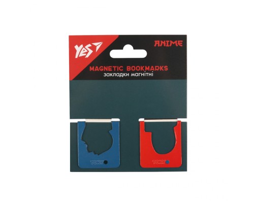 Закладки для книг Yes магнітні Anime, висікання, 2 шт (708400)