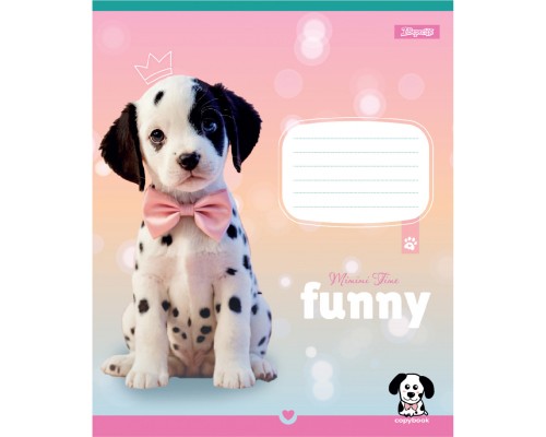 Зошит 1 вересня Funny Pets А5 12 аркушів клітинка (768208)