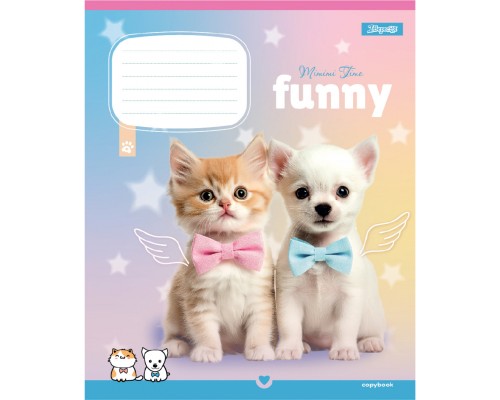 Зошит 1 вересня Funny Pets А5 12 аркушів клітинка (768208)