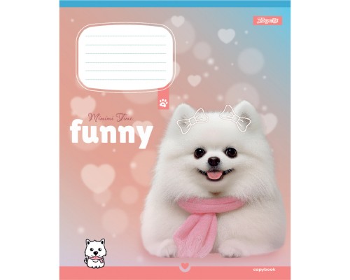 Зошит 1 вересня Funny Pets А5 12 аркушів клітинка (768208)