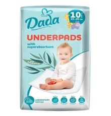 Пелюшки для малюків Dada 60*60 см 10 шт (4810174981532)