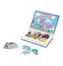 Розвиваюча іграшка Janod Магнітна книга Єдиноріжки (J02584)