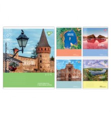 Зошит Yes Ukraine travel А5 24 аркушів лінія (767995)