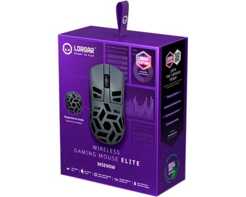 Мишка Lorgar Elite MSE90W Wireless/Bluetooth Dark Grey (LRG-MSE90W-DG)