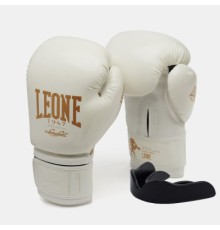 Боксерські рукавички Leone GN059W White/Gold 12 унцій (GN059W_White_12oz)