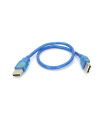 Дата кабель USB 2.0 AM/AM 0.5m blue Ritar (YT-AM/AM-0.5TBL)