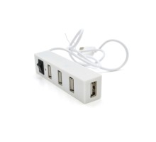 Концентратор Voltronic USB 3.0 to 4xUSB white (YT-HUB4-W)