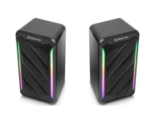 Акустична система REAL-EL S-130 USB Black (EL121100018)