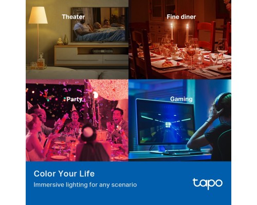 Розумна лампочка TP-Link Tapo L530E (2-Pack) N300 (TAPO-L530E-2-PACK)