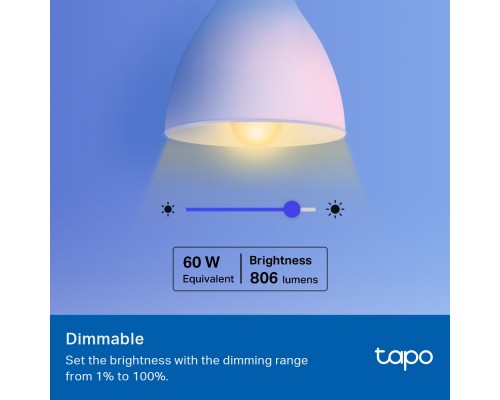 Розумна лампочка TP-Link Tapo L530E (2-Pack) N300 (TAPO-L530E-2-PACK)