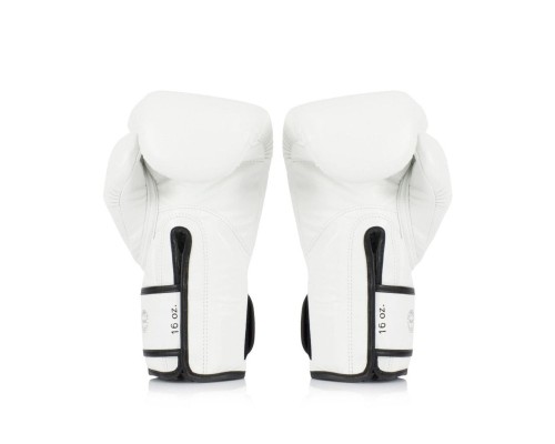 Боксерські рукавички Fairtex BGVG1 White 14 унцій (бинти в комплекті) (BGVG1_14oz_White)