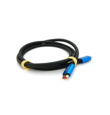 Кабель мультимедійний HDMI M to HDMI M 1.5m V2.0 4Kx2K black Merlion (YT-HDMI(M)/(M)4KV2.0-1.5m/19117)