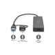 Концентратор Digitus USB-C + USB-A to 4xUSB-A 0.2m black (DA-70235)