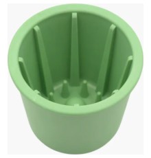 Універсальний посуд для тварин Fiboo Snack Fibeek стакан для повільного злизування ласощів та їжі, зелений (FIB0240)