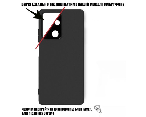 Чохол до мобільного телефона BeCover Silicone Xiaomi Redmi 15С 4G/5G Black (713784)